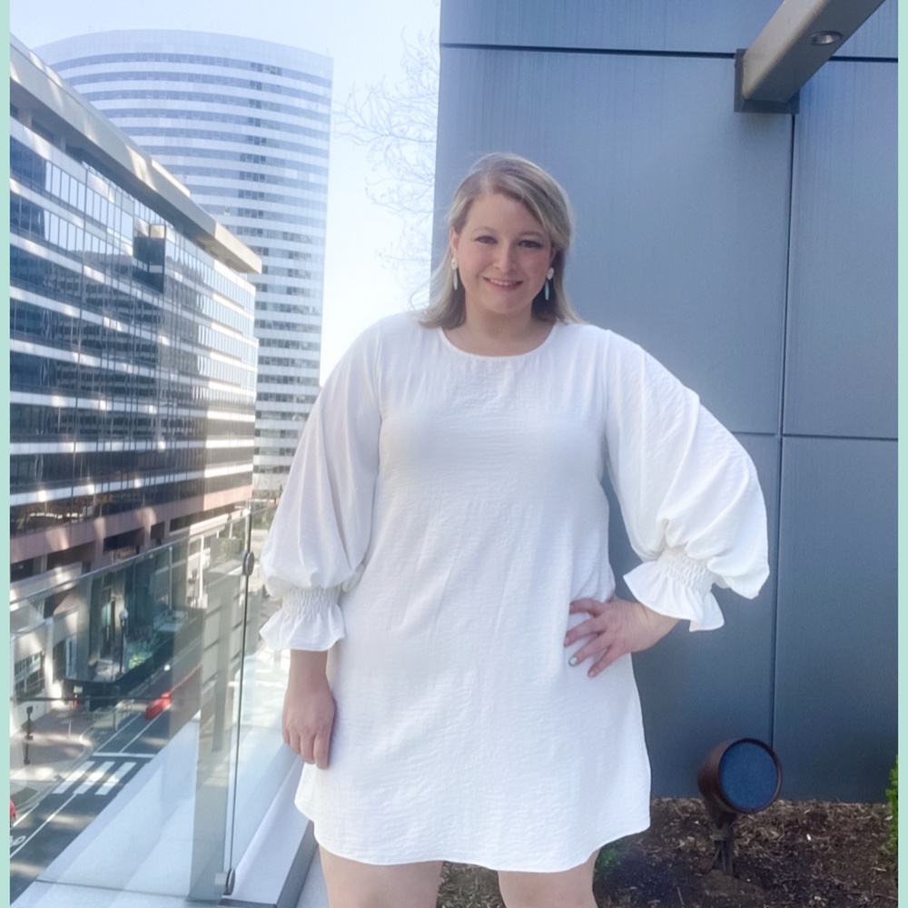 White Dress Plus Size